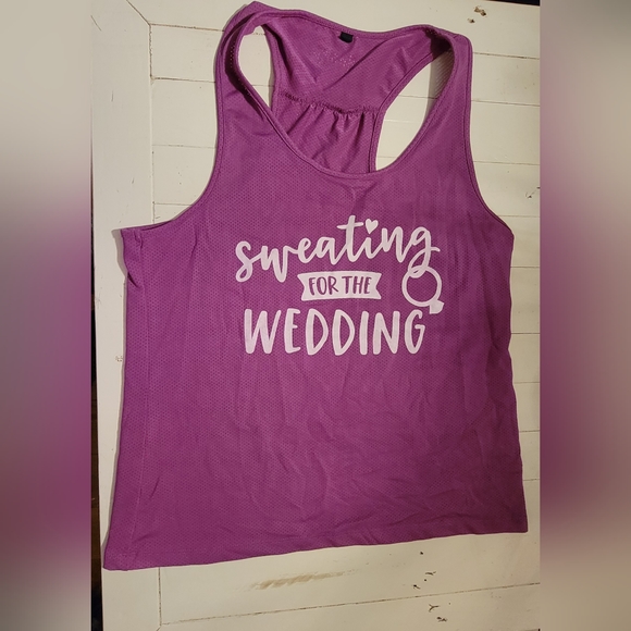 Miss to Mrs Sweating for the Wedding tank - Picture 1 of 2